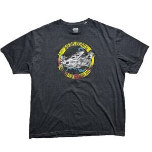 VTG Star Wars T-Shirt Galaxy Tour Gray Men XXL